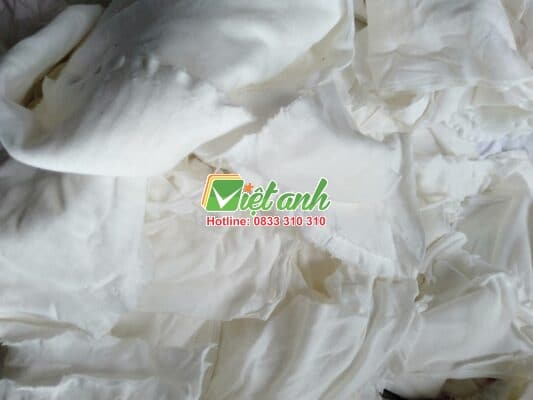 vải lau trắng
